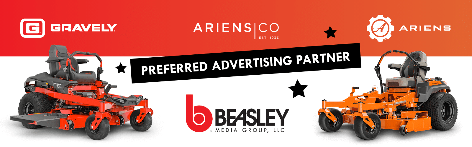 Ariens Beasley Preferred Partner Hero